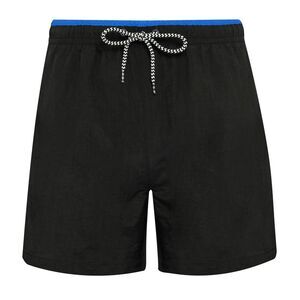 Asquith & Fox Mens Swim Shorts / Black/Royal